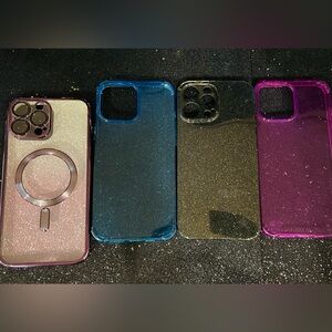 4 Glitter IPhone 13 Pro Max cases